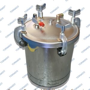 Tanque de Pressão para Pintura 10 L - Aço inox 304 ( Saída superior ) Sem agitador